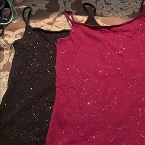 Aeropostale maroon and black tank top